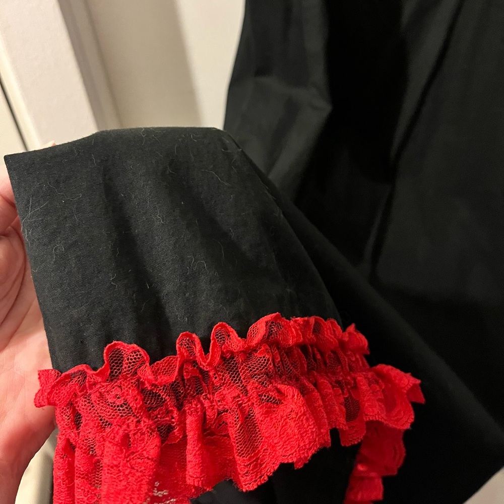 Lucky 13- no tag/ XL- black sundress w/ red trim & elastic @ bust. VGC. - Picture 3 of 6